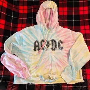 AC/DC Pastel Tie-Dye Hoodie